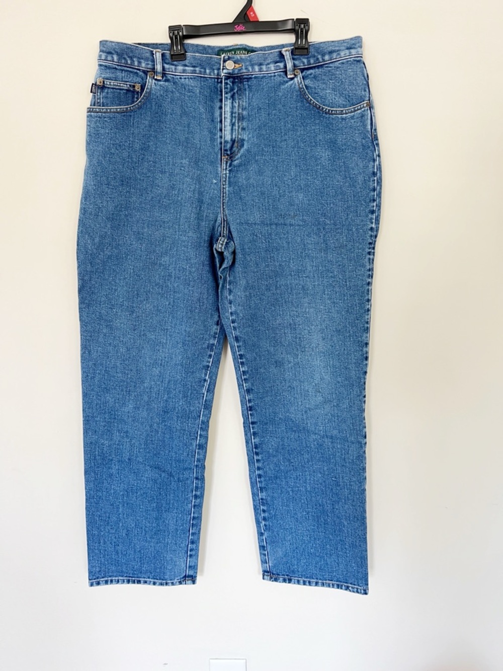 Lauren Ralph Lauren LRL Straight-Leg Women Denim Jeans Medium Wash Essential